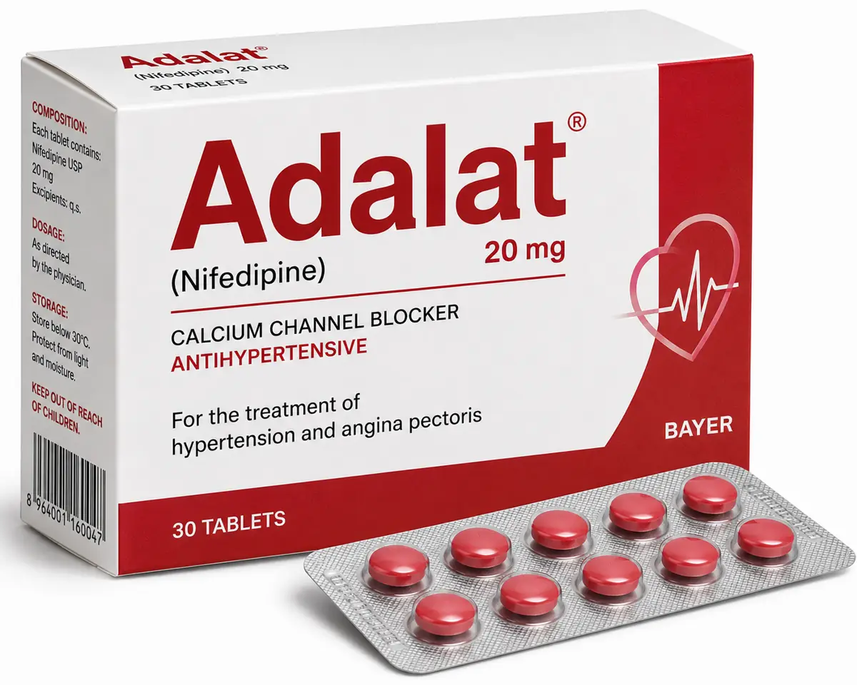 Adalat (Nifédipine) prix et achat