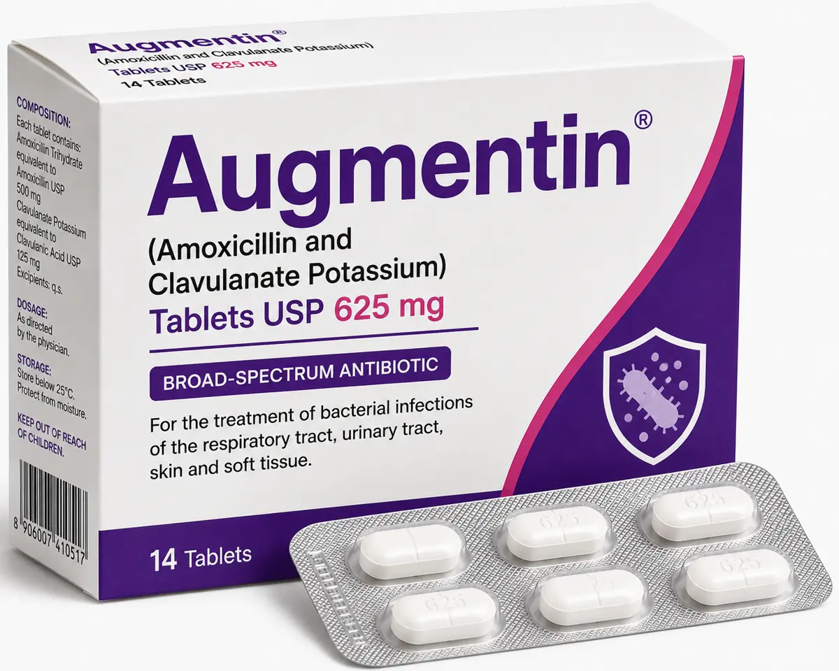 Augmentin (Amoxicilline + Acide clavulanique) en France