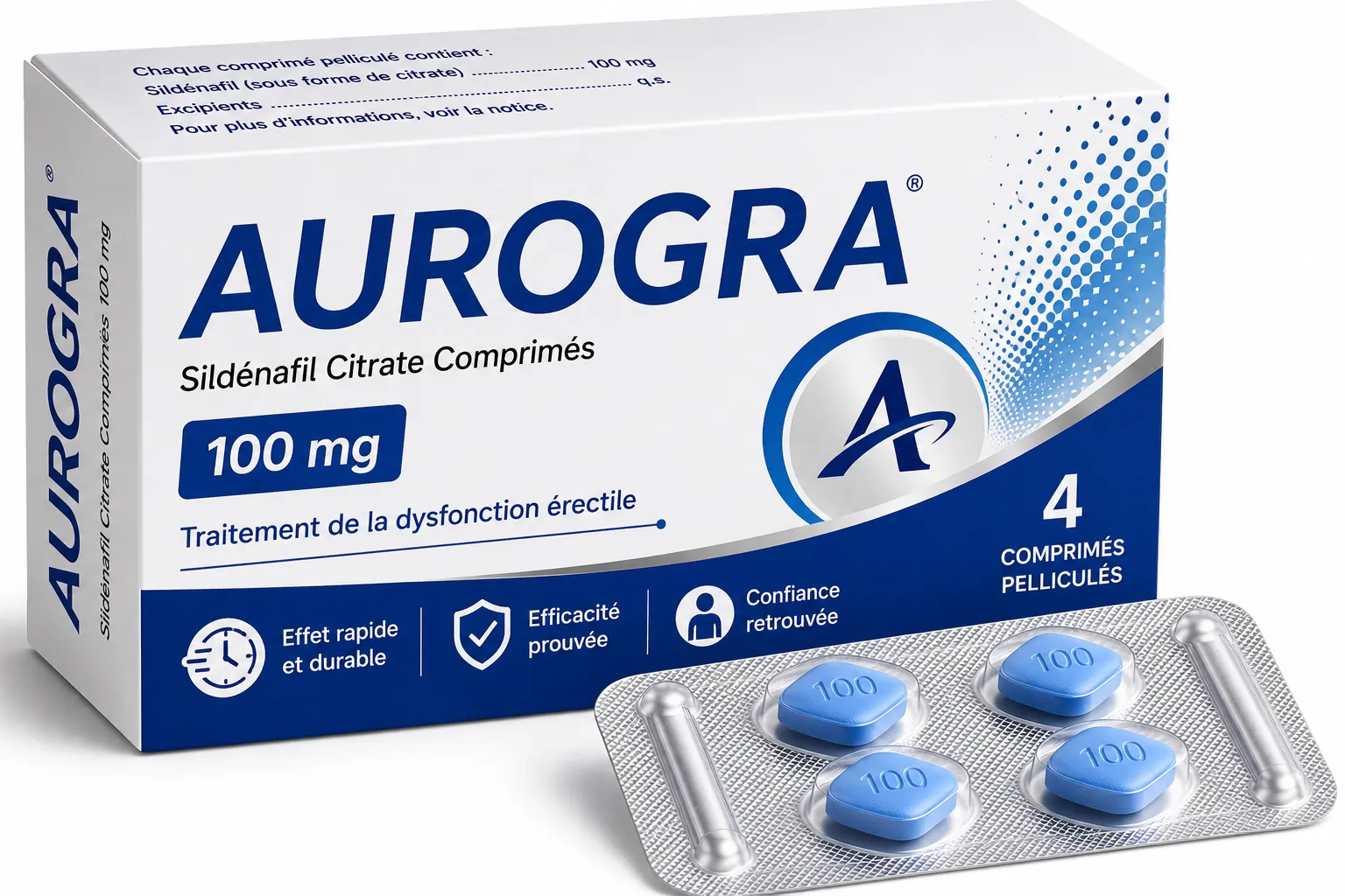 Aurogra (Sildénafil) en France