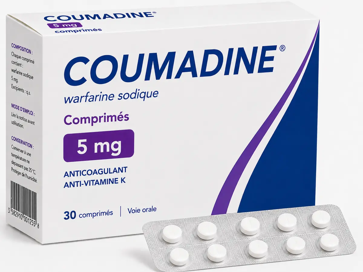 Coumadine (Warfarine) en France