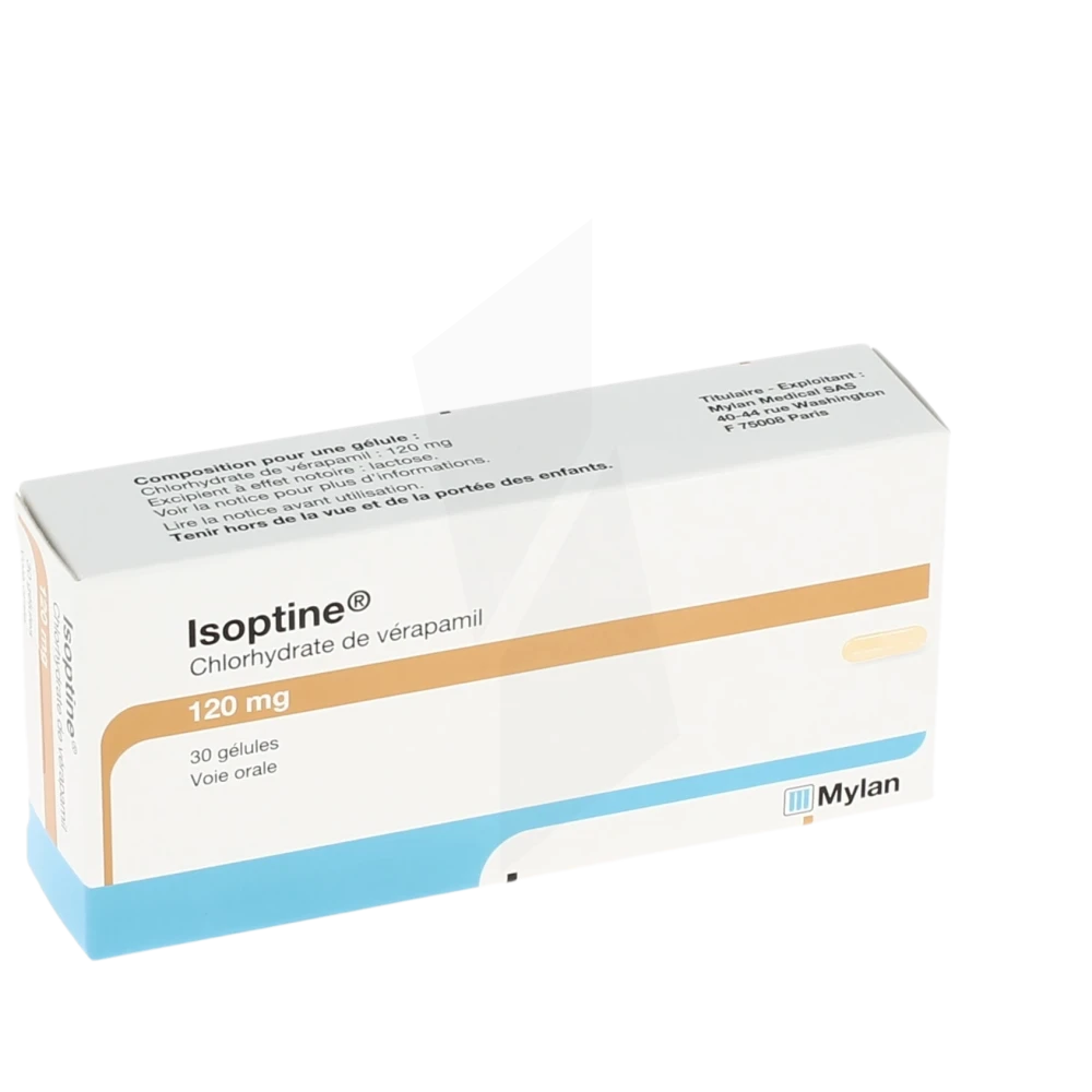 Isoptine (Vérapamil) prix et achat