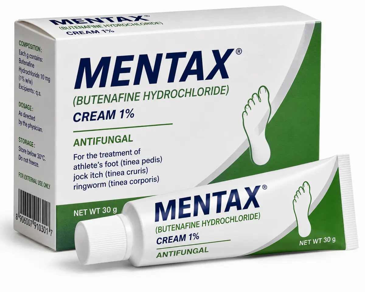 Mentax (Buténafine) prix et achat