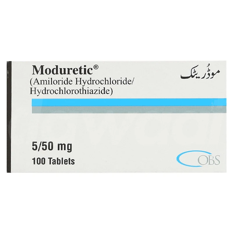 Moduretic (Amiloride + Hydrochlorothiazide) prix et achat