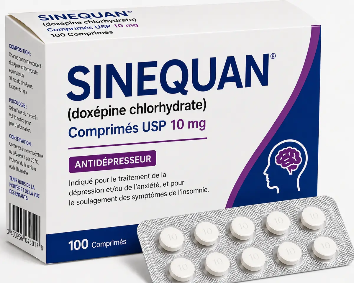 Sinequan (Doxépine) en France