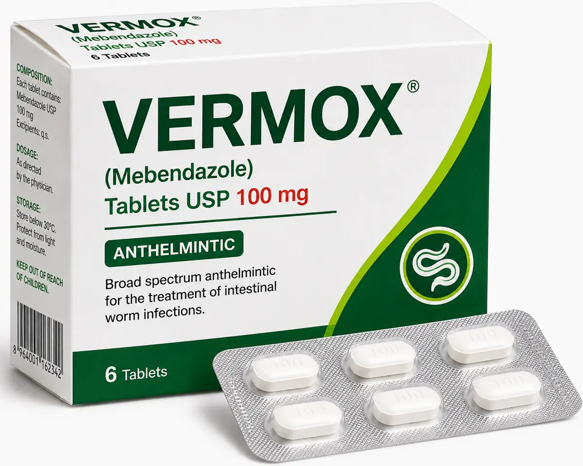 Vermox (Mébendazole) prix et achat